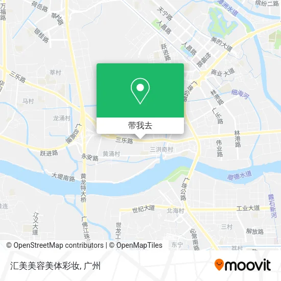 汇美美容美体彩妆地图