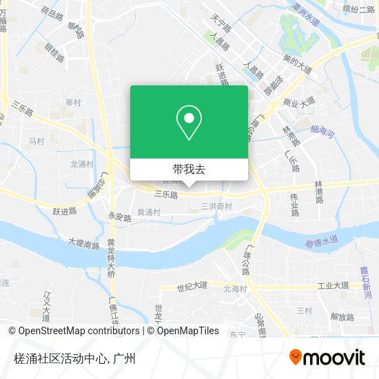 槎涌社区活动中心地图