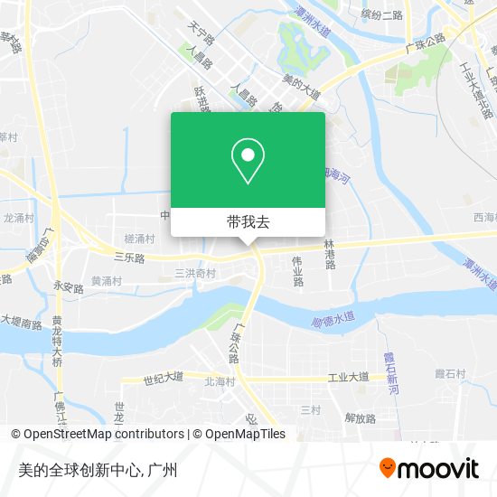 美的全球创新中心地图