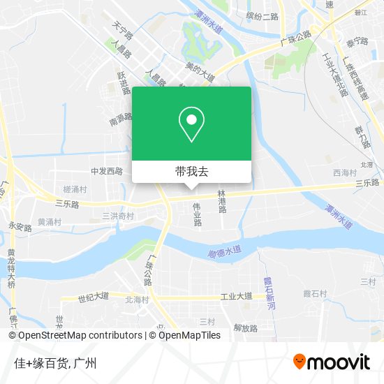 佳+缘百货地图