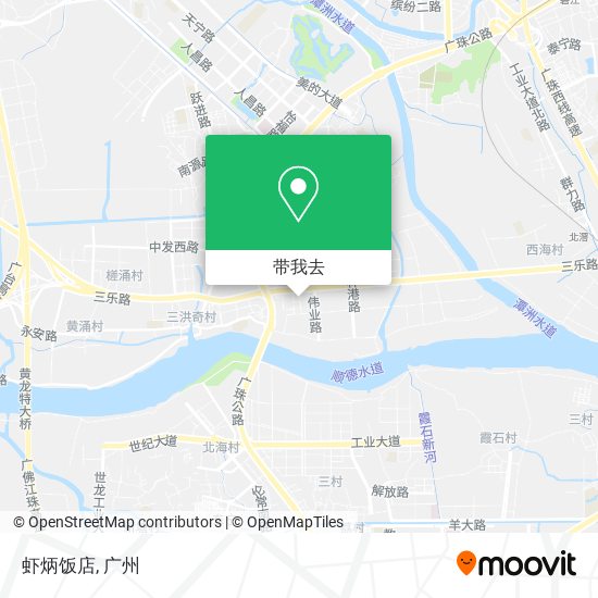 虾炳饭店地图