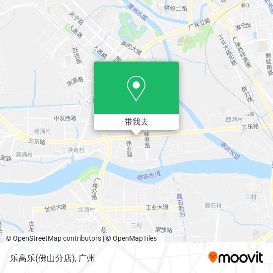 乐高乐(佛山分店)地图