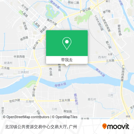 北滘镇公共资源交易中心交易大厅地图