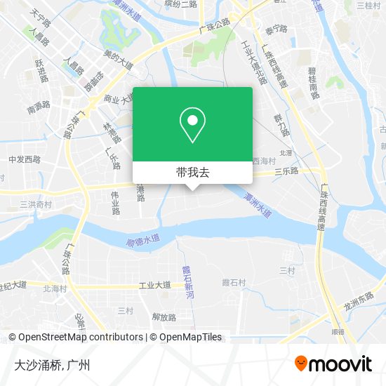 大沙涌桥地图