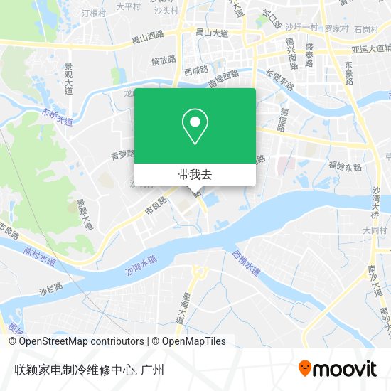 联颖家电制冷维修中心地图