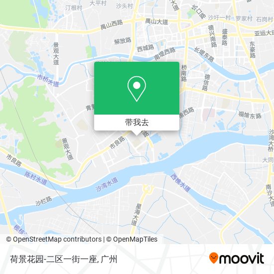 荷景花园-二区一街一座地图