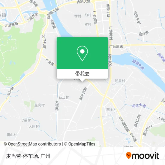麦当劳-停车场地图