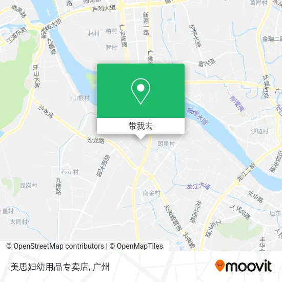 美思妇幼用品专卖店地图