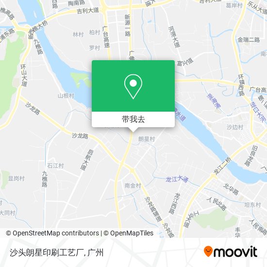 沙头朗星印刷工艺厂地图