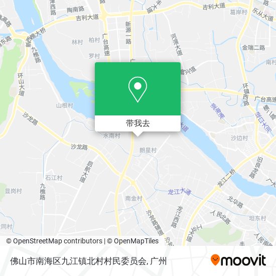 佛山市南海区九江镇北村村民委员会地图