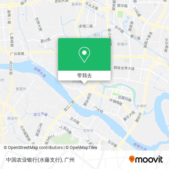 中国农业银行(水藤支行)地图