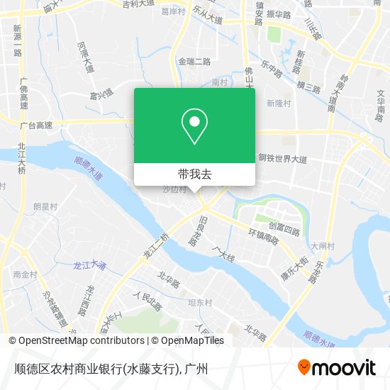 顺德区农村商业银行(水藤支行)地图