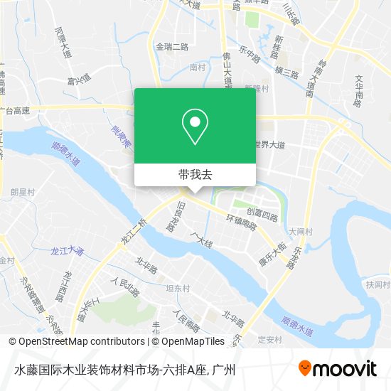 水藤国际木业装饰材料市场-六排A座地图