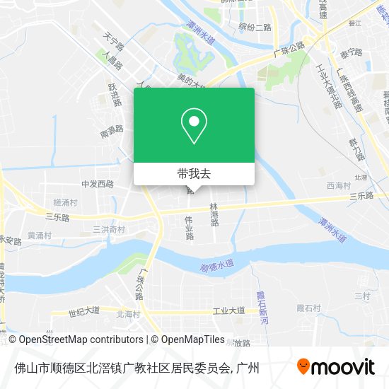 佛山市顺德区北滘镇广教社区居民委员会地图