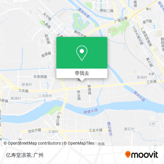 亿寿堂凉茶地图