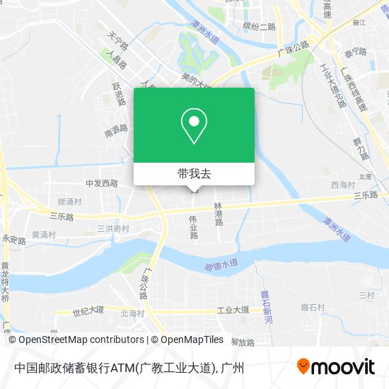 中国邮政储蓄银行ATM(广教工业大道)地图