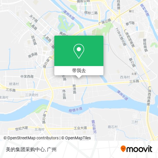 美的集团采购中心地图