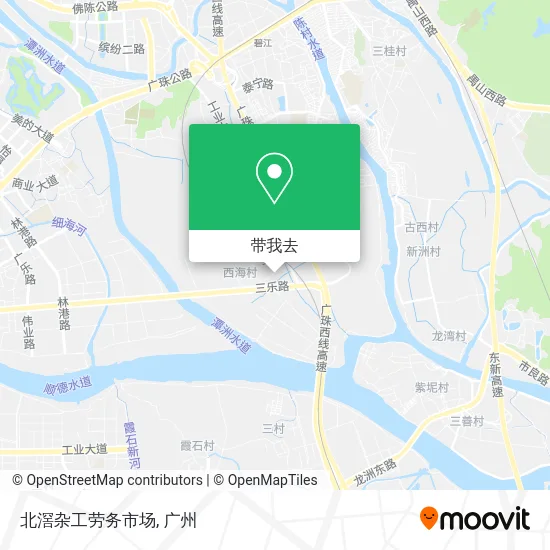 北滘杂工劳务市场地图