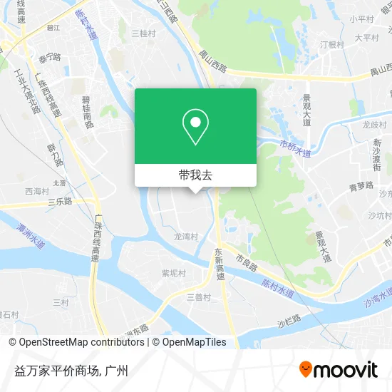 益万家平价商场地图