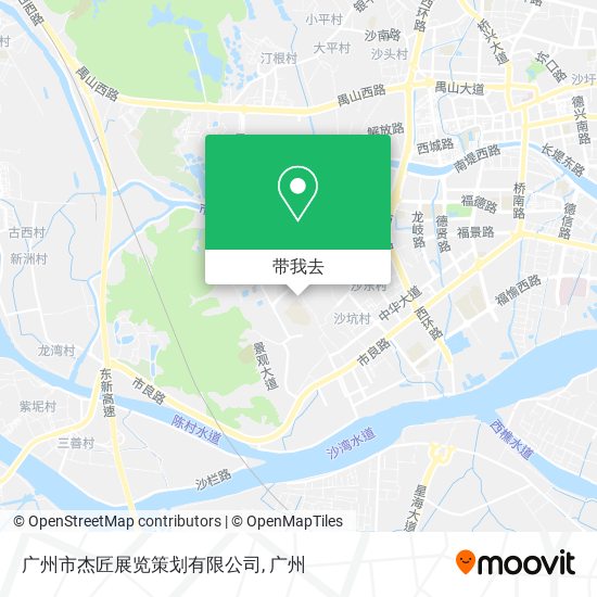 广州市杰匠展览策划有限公司地图