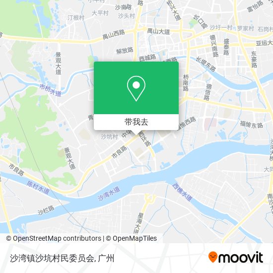 沙湾镇沙坑村民委员会地图