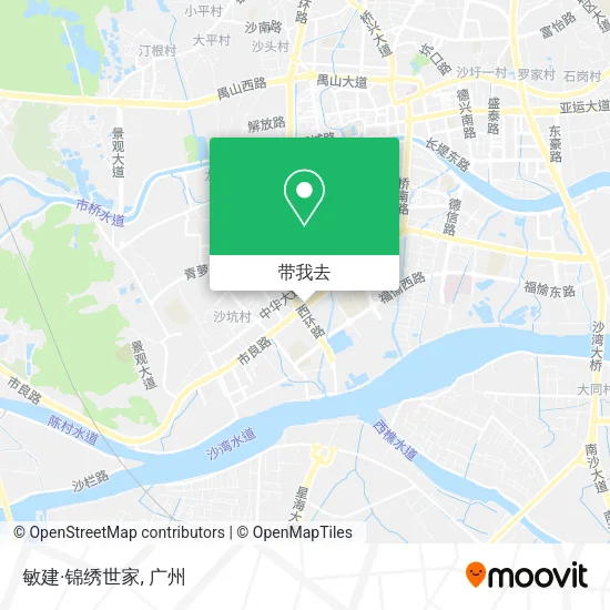 敏建·锦绣世家地图