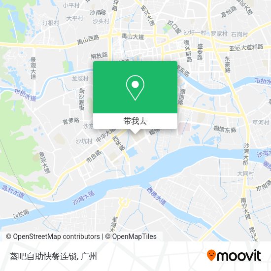 蒸吧自助快餐连锁地图