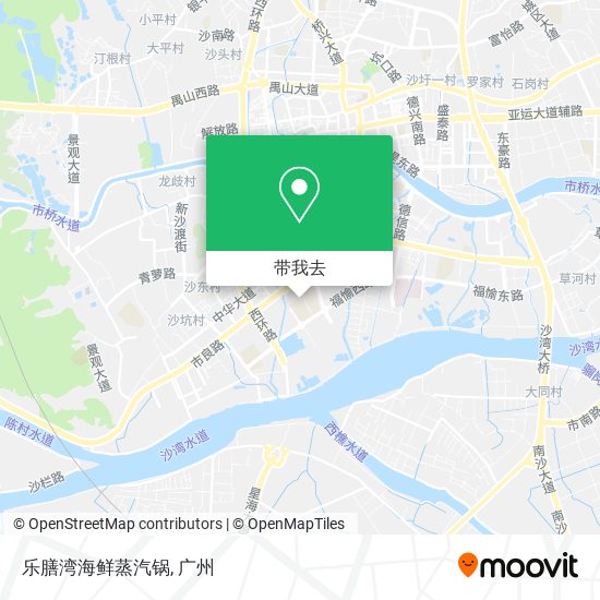 乐膳湾海鲜蒸汽锅地图