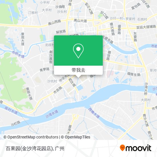 百果园(金沙湾花园店)地图