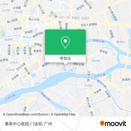 番禺中心医院-门诊部地图