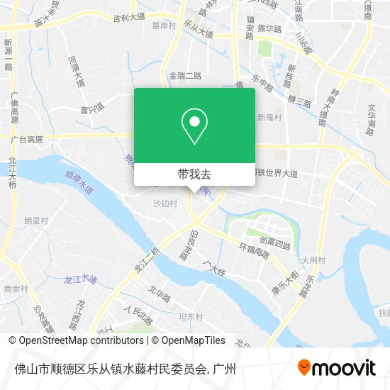 佛山市顺德区乐从镇水藤村民委员会地图