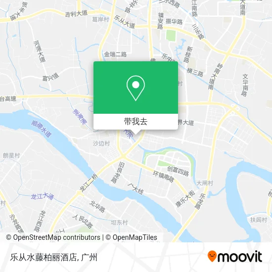 乐从水藤柏丽酒店地图