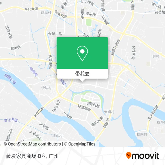 藤发家具商场-B座地图