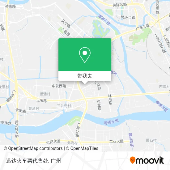 迅达火车票代售处地图
