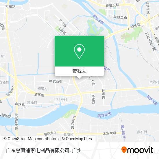 广东惠而浦家电制品有限公司地图