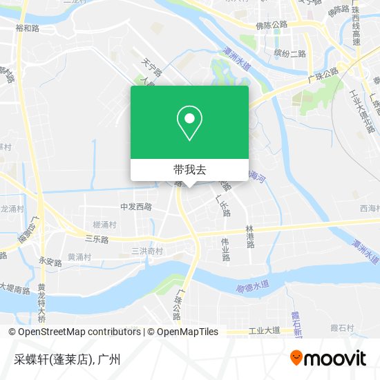 采蝶轩(蓬莱店)地图