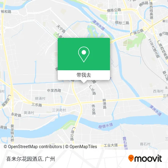 喜来尔花园酒店地图