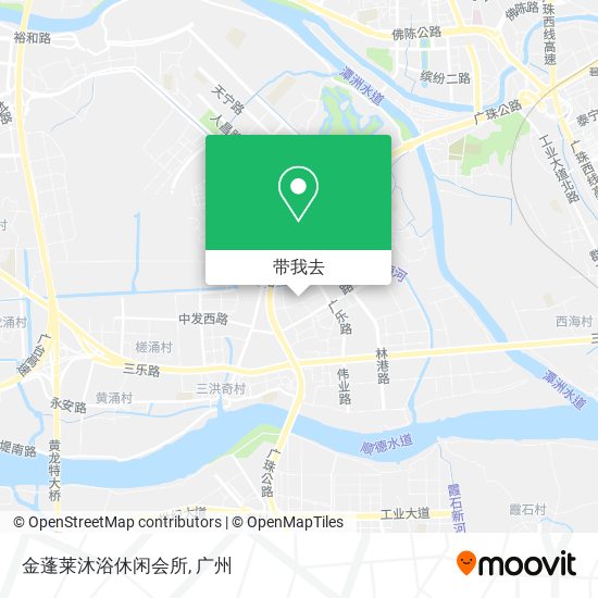 金蓬莱沐浴休闲会所地图