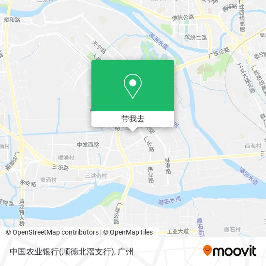中国农业银行(顺德北滘支行)地图
