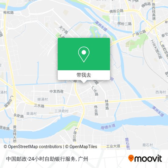 中国邮政-24小时自助银行服务地图