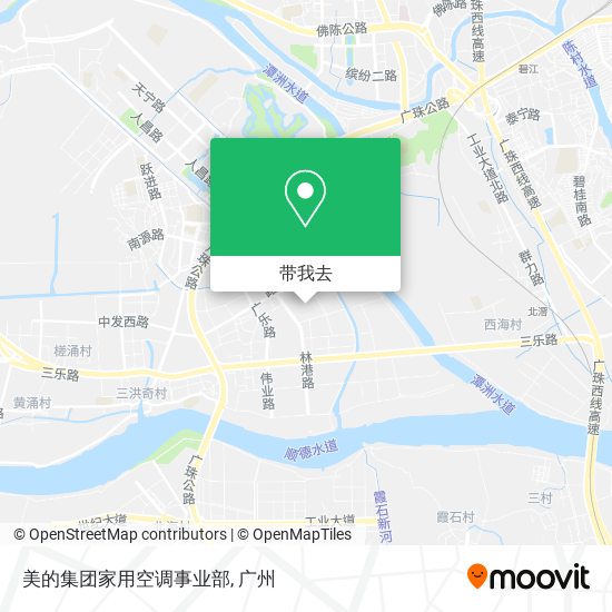 美的集团家用空调事业部地图