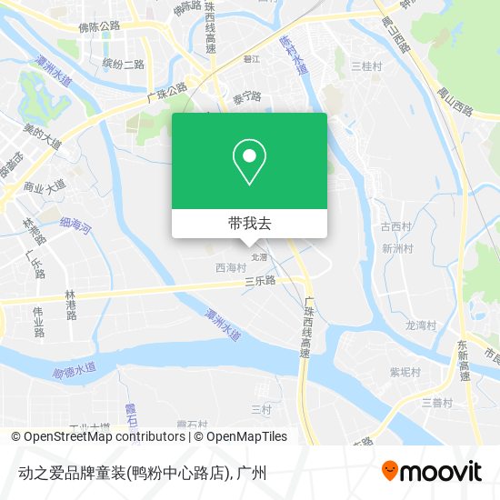 动之爱品牌童装(鸭粉中心路店)地图
