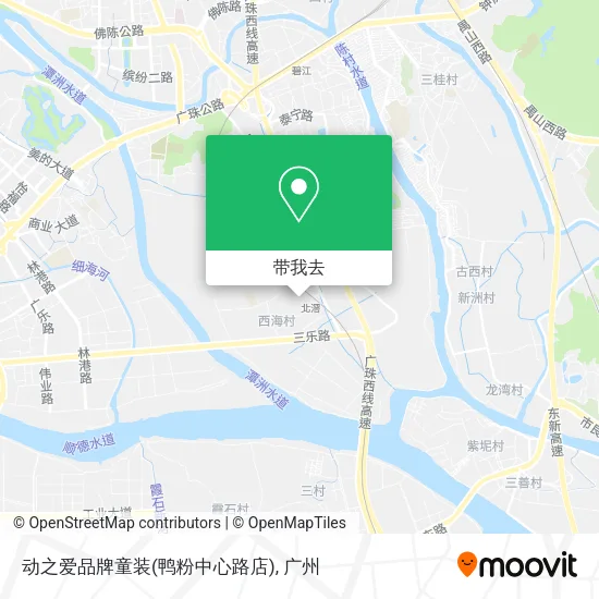 动之爱品牌童装(鸭粉中心路店)地图