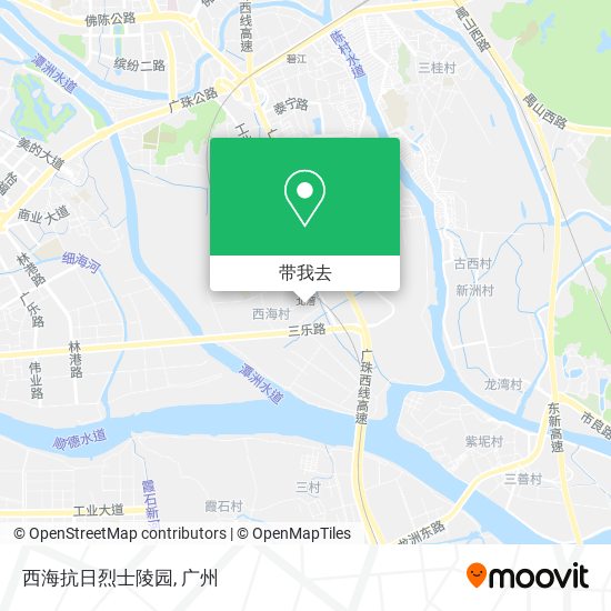 西海抗日烈士陵园地图