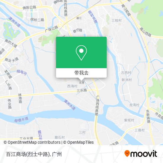 百江商场(烈士中路)地图
