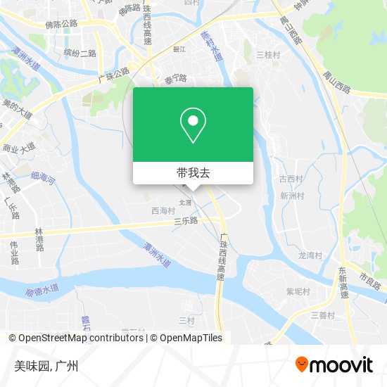 美味园地图