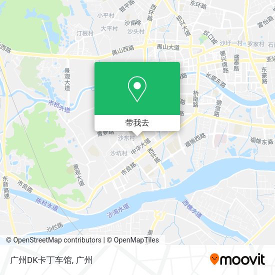 广州DK卡丁车馆地图