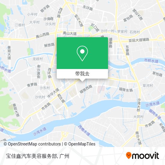宝佳鑫汽车美容服务部地图