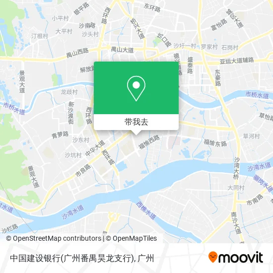 中国建设银行(广州番禺昊龙支行)地图