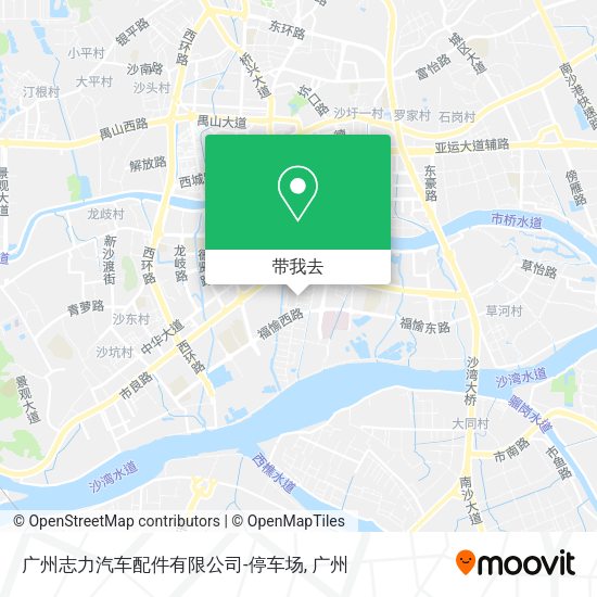 广州志力汽车配件有限公司-停车场地图